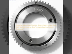 Industriële robot Hoogprecisie Slewing Bearing Gear Ring High Strength Internal Gear Turntable Bearing Custom Processing