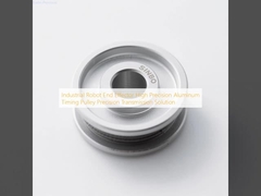 Industriële robot eindeffector precisie aluminium tandriemschijf precisie transmissie oplossing