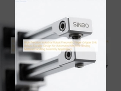 Zeer nauwkeurige industriële robot pneumatische vingergrijper, robuust en duurzaam ontwerp voor geautomatiseerde machinebelading, materiaalbehandeling en montage-toepassingen