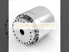 Hoge thermische geleiding Aluminium legering Joint module Warmteafvoer Shell voor industriële robots Custom Active Cooling Housing