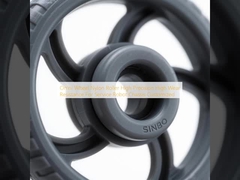 Omni-wiel Nylon Roller Hoge Precisie Hoge Slijtvastheid Voor Service Robot Chassis Op Maat