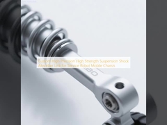 Op maat gemaakte hoge precisie hoge sterkte ophanging schokdemper voor service robot mobiele chassis