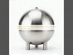 Precisie CNC-bewerking China Op Maat Gemaakte Titaniumlegering Drukvat Fabricage