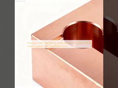 Precisie CNC-bewerking China Beryllium Koperen Vorminzetstuk Op Maat Gemaakte CNC-bewerkte Onderdelen