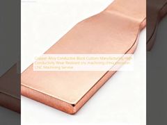 Copper Alloy Conductive Block Custom Manufacturing High Conductivity Wear Resistant cnc machining china precision CNC Machining Service