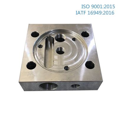 Buy Machined CNC Stainless Steel Parts High Tolerance Precision CNC Milling Parts ISO9001 online manufacture