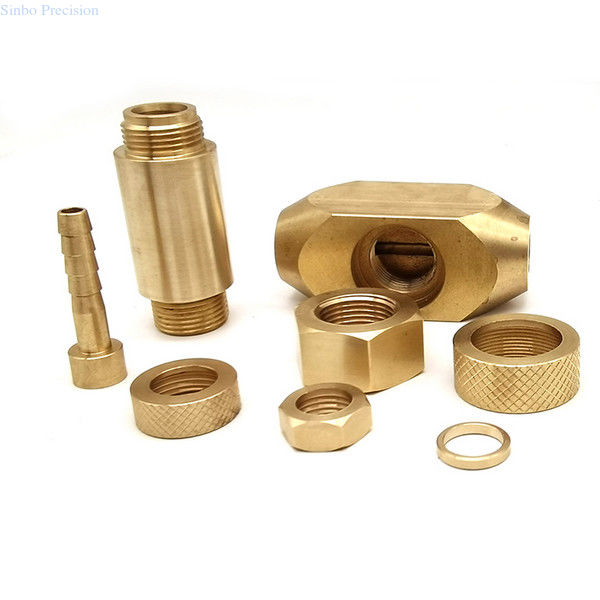 Oxidation CNC Brass Parts Copper CNC Machined Parts ISO 2768 Certificated