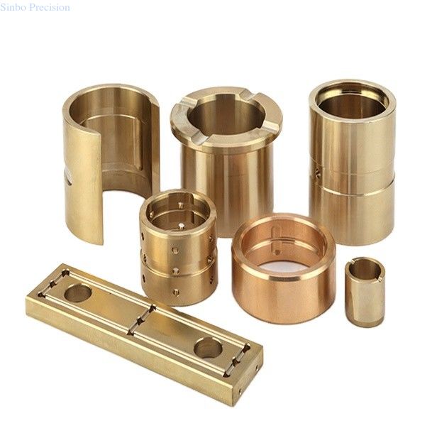 CNC Turning Precision Brass Components Copper Stainless Steel Bushings