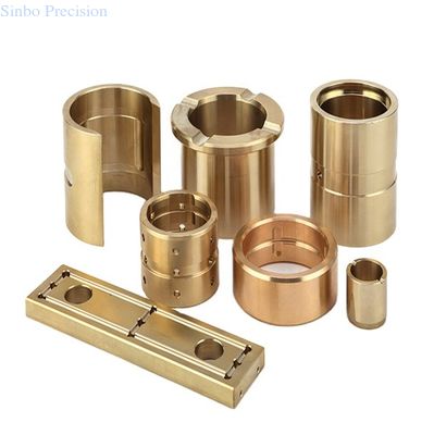 CNC Turning Precision Brass Components Copper Stainless Steel Bushings