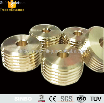 100% Full Inspection Machining Type Brass CNC Components for CNC Milling Control
