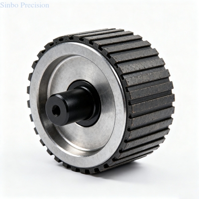 Precision CNC Machining China Track Tension Wheel for Special Robots ExplosionProof Rescue Aerospace Applications